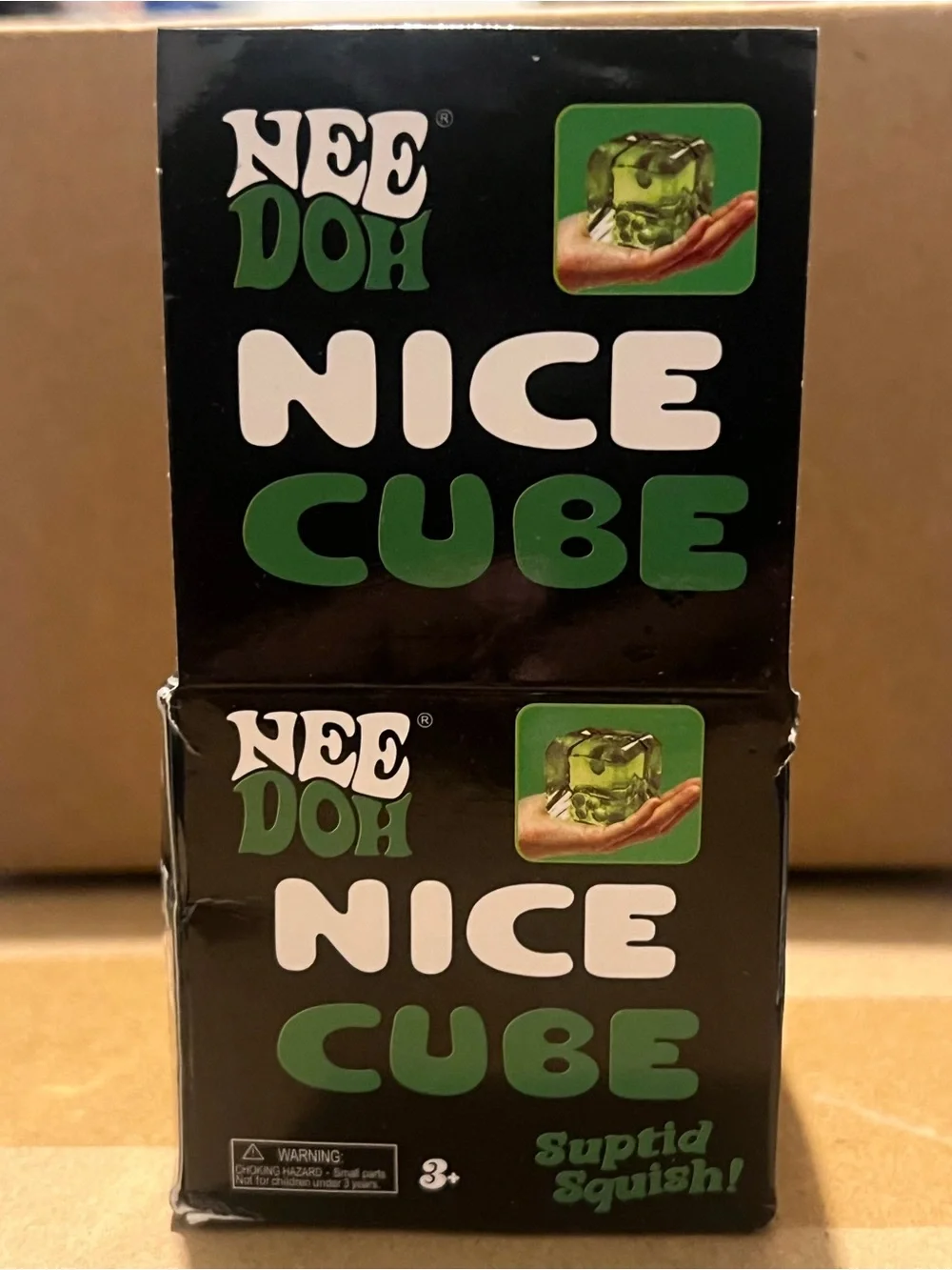 Monster Energy Nice Cube NeeDoh Stress Toy - Green